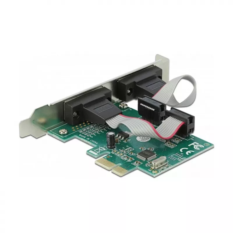 DeLOCK PCI Express x1 kortelė 2 x RS-232 nuosekliajam prievadui