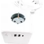 Technaxx 5004 Kištukinis lizdas Cube White su įžeminimu 1 vnt.