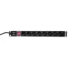 Maitinimo paskirstymo blokas LogiLink PDU8C01, 1U, 8x Schuko, 16 A