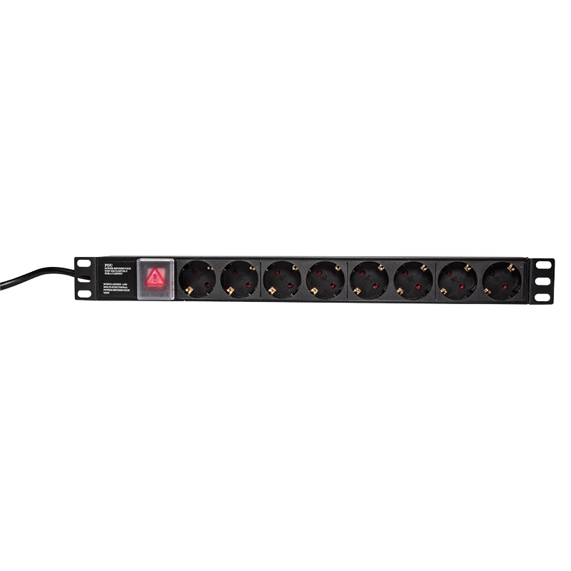 Maitinimo paskirstymo blokas LogiLink PDU8C01, 1U, 8x Schuko, 16 A