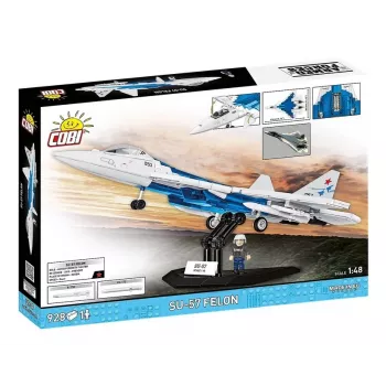 Konstruktorius Cobi SU-57 Felon, 928 detalių – modelis COBl-5909
