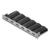 Rack lentyna Ubiquiti UACC-AI-Port-RM juoda pilka polikarbonatas plienas
