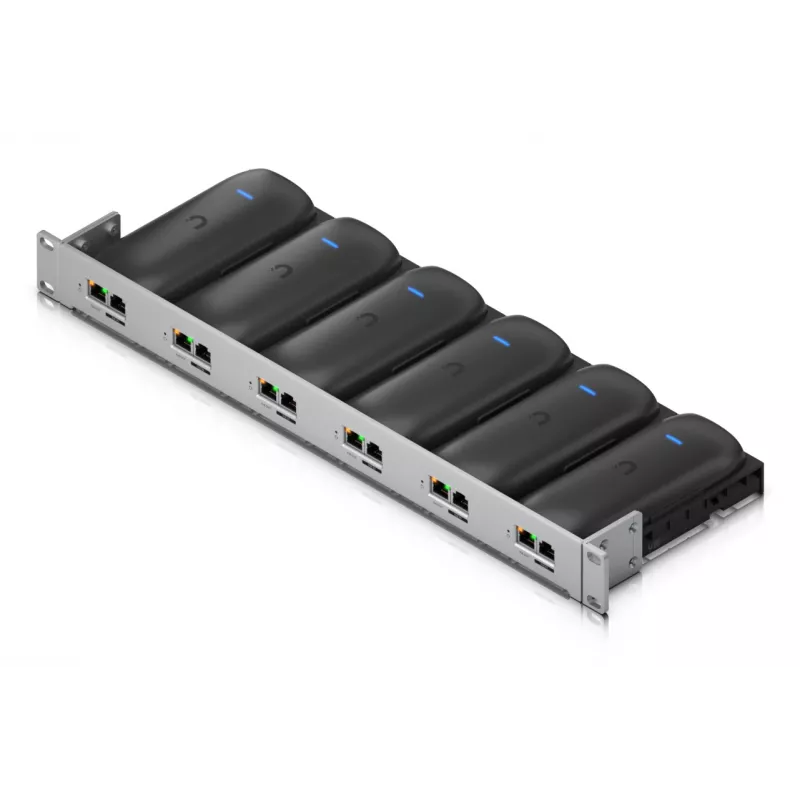 Rack lentyna Ubiquiti UACC-AI-Port-RM juoda pilka polikarbonatas plienas