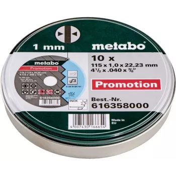 Pjūklo diskas Metabo 616358000 115 mm 10 vnt.