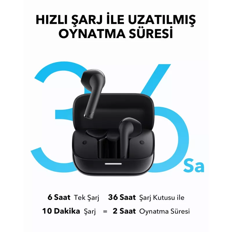 Belaidės ausinės Anker Soundcore A3994G11 K20i, TWS, USB-C, juodos, intraauralinės