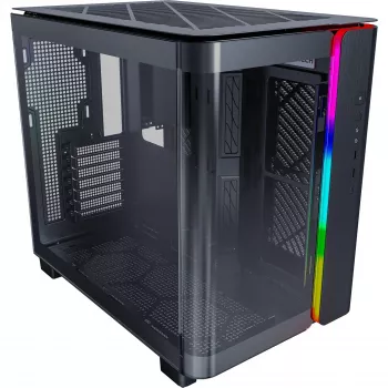 Montech KING 95 Midi-Tower, grūdintas stiklas, ARGB - juoda