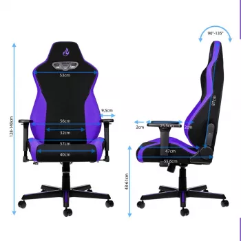 Nitro Concepts S300 žaidimų kėdė - Nebula Purple