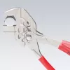 Knipex replinis veržliaraktis 250 mm, nikeliuotas, PVC rankenos, poliruoti nasrai