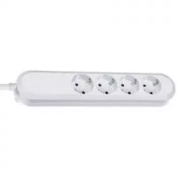 Prailginimo laidas Bachmann SMARTLINE 1,5 m 4 AC lizdai vidaus patalpoms baltas