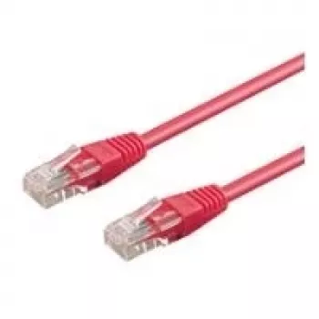 Tinklo kabelis Goobay 10 m 2xRJ-45 Cat6 rausvos spalvos