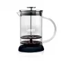 Bialetti Cappuccinatore Vetro 6tz rankinis pieno putotojas, 330 ml