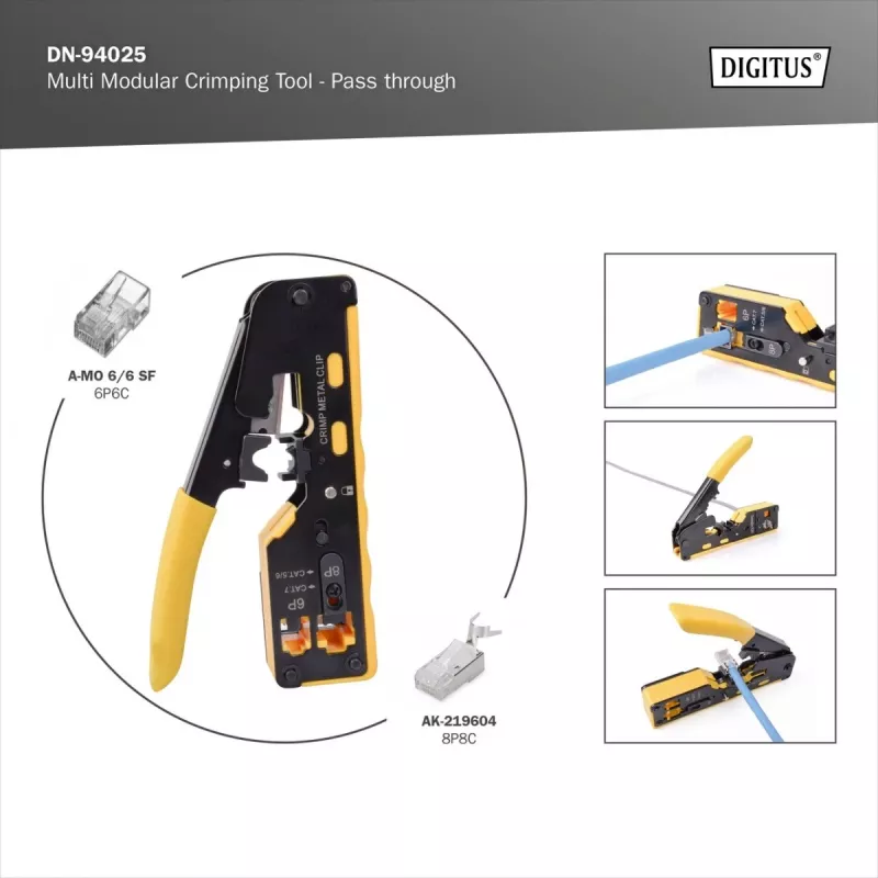 Kombinuotos modulinės užspaudimo replės T DN-94025