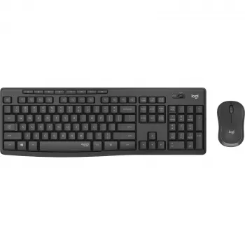 LOGITECH MK295 Tylus belaidis rinkinys - GRAFITAS - RUS