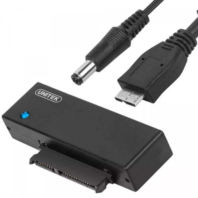 Sąsajos plokštė Unitek Y-1039, su USB laidu, 5 Gbit/s, juoda, plug-and-play