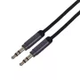 Gembird CCAP-444-1M Garso laidas 3.5mm juodas