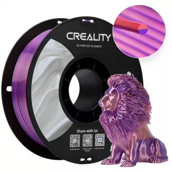 3D spausdinimo filamentas Creality CR-Silk PLA 1.75 mm 1 kg — Rožinė Violetinė