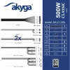 Akyga Classic AK-C1-500 ATX maitinimo blokas 500 W, 80 PLUS, aktyvus PFC, 120 mm ventiliatorius