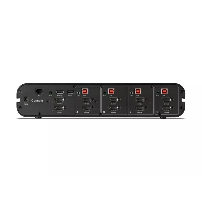 KVM jungiklis Belkin F1DN204KVM-UNN4 HDMI 4K USB montažui į stelažą