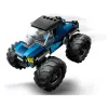 Konstrukcinis žaislas LEGO City 60402 Mėlynasis monstrų sunkvežimis su didelėmis padangomis, 148 dalių, 1 minifigūrėlė, nuo 5 metų