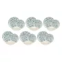 Stalo indų rinkinys 6 asmenims Rose&Tulipani R18420TA18 Sea Stones dizainas, 18 dalių