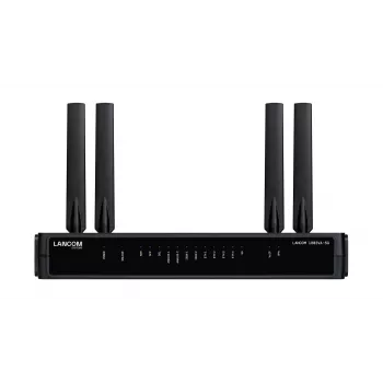 Maršrutizatorius LANCOM 1803VA-5G (EU) – 5G, Gigabit Ethernet, išorinė SMA antena, 1 ventiliatorius, AES/3DES šifravimas