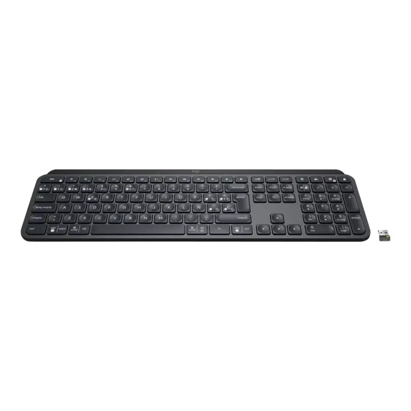 Logitech MX Keys for Business apšviečiama belaidė klaviatūra (ispaniška), grafito spalvos