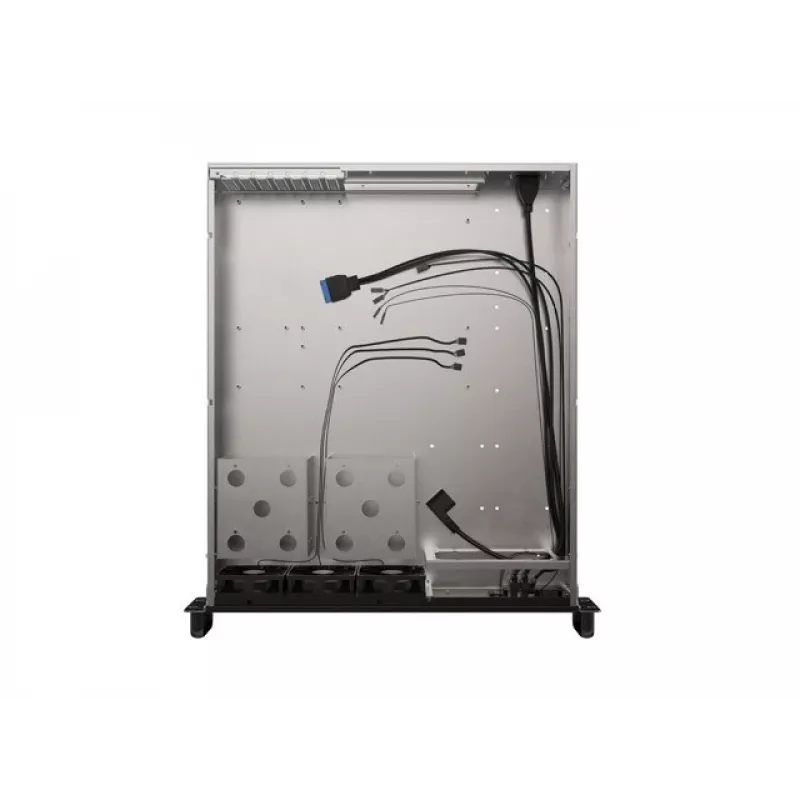 Rack Chassis Lanberg SC01-5202-12B 2U Juodas 3 Ventiliatoriai HDD+SSD
