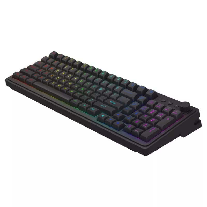 Savio Galaxis klaviatūra žaidimams, membraninė, USB, QWERTY JAV anglų, juoda