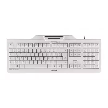CHERRY KC 1000 SC klaviatūra USB Swiss Grey su išmaniąja kortelių skaitytuvu