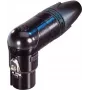 Neutrik XLR jungties lizdas, kampuotas, polių skaičius: 3, juodas NC3FRX-B, 1 vnt.
