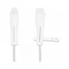 DeLOCK dulkių dangtelis USB Type-C kištukui ir Apple Lightning kištukui, 2 vnt., baltas