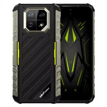 Atsparus išmanusis telefonas UleFone Armor 22 4G, 9GB RAM, 128GB atminties, IP69K, Žalia