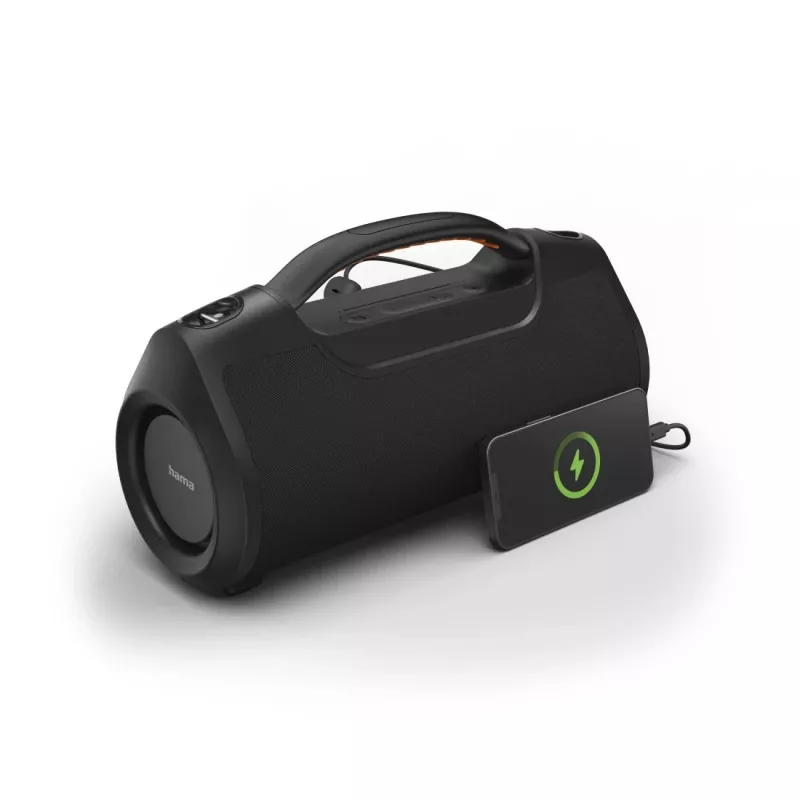 Hama Soundbarrel 2.0 juoda Bluetooth belaidė garso kolonėlė 60W IPX6 TWS
