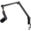 LOGITECH Yeticaster GX Dynamic RGB žaidimų mikrofonas su LIGHTSYNC ir premium stalinė mikrofoninė rankena – JUODA
