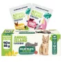 Šlapias kačių ėdalas animal island Everyday Jautienos ir vištienos filė sultinyje, 40×85 g multipakas