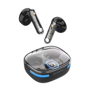 Belaidės ausinės White Shark GEB-TWS37 HyperBeat Black