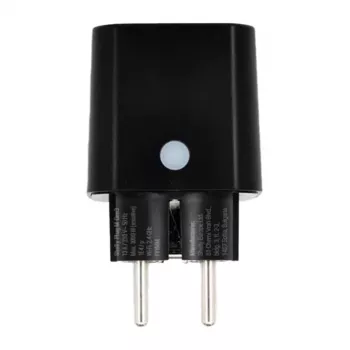 Shelly Plug PM Gen3 Matter 13A išmanusis kištukas, juodas