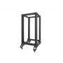 Atviras stelažas LANBERG OR01-6822-B 22U, 600 mm x 800 mm, juodas, 600 kg