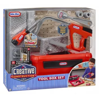 Little Tikes Creative Construction įrankių dėžės žaislų rinkinys
