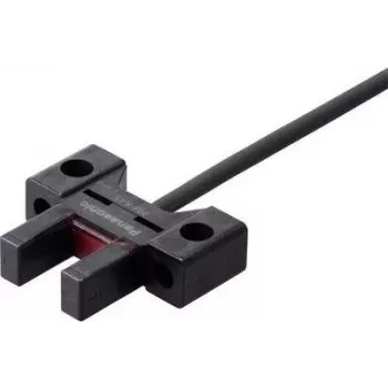 Fotoelektrinis jutiklis Panasonic PM-K45-P-C3 K tipo šakinis šviesos barjeras, 5–24 V DC, šviesos/tamsos režimas