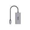 USB-C į RJ45 adapteris Unitek U1343AGY01 — 5 Gbps Ethernet, USB-C (kištukas) į RJ45 (lizdas), pilka, 0,15 m laidas