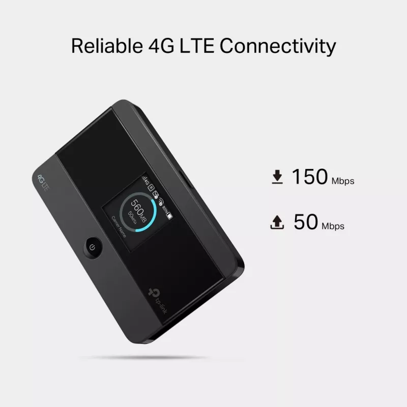 4G LTE mobilus Wi-Fi maršrutizatorius TP-LINK M7352 150Mbps – nešiojamas viešosios interneto prieigos taškas su microSD lizdu