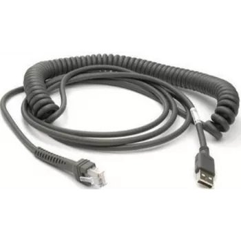 Datalogic USB kabelis, Type-A, spiralinis, 3,6 m (CAB-467)