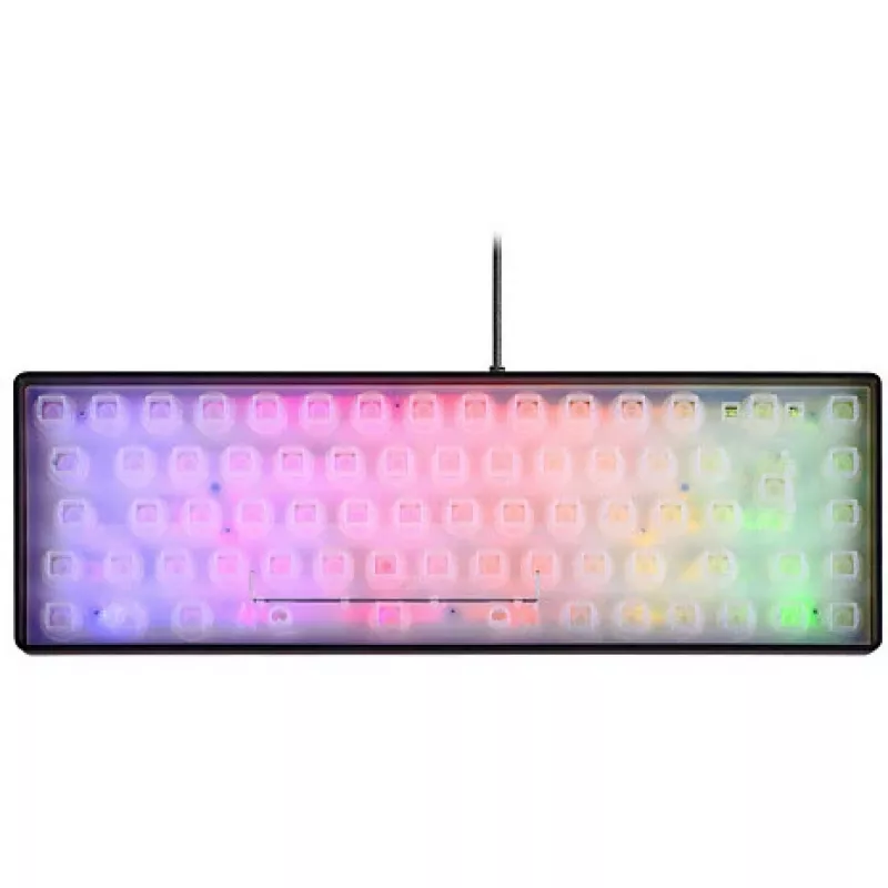 Deltaco Gaming DK240 mini 60% USB, RGB juoda klaviatūra