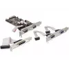 PCI Express kortelė DeLOCK 89177 4 × nuoseklus (RS-232) 1 × lygiagretus (LPT)