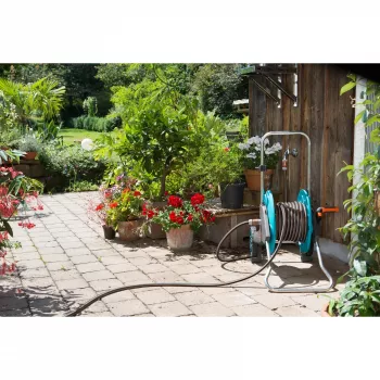 GARDENA 18040-20 1,5 m sodo žarna juoda oranžinė