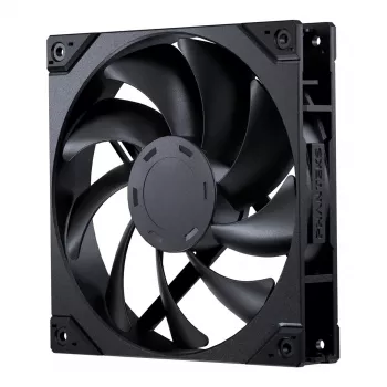 Phanteks M25 Gen2 140mm PWM korpuso ventiliatoriai - 3 vnt. rinkinys, juodi