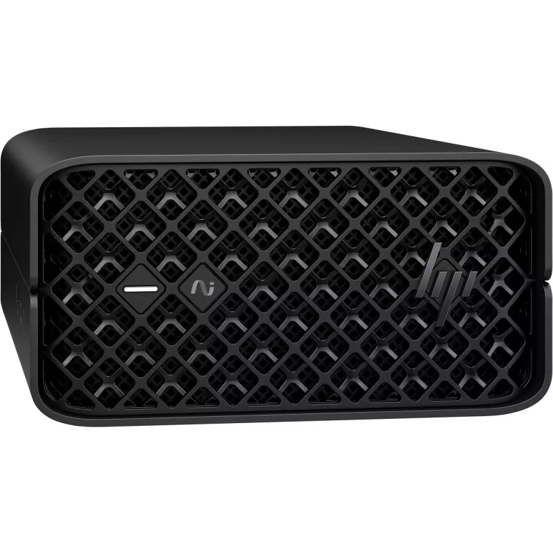HP Workstation Z2 G1a Mini - 4U - 1 x AMD Ryzen AI Max+ Pro 395 / 3 GHz - RAM 64 GB - SSD 2 TB NVMe TLC - Radeon 8060S - Wi-Fi 6, Wi-Fi 7, Bluetooth, 1GbE, 2.5GbE