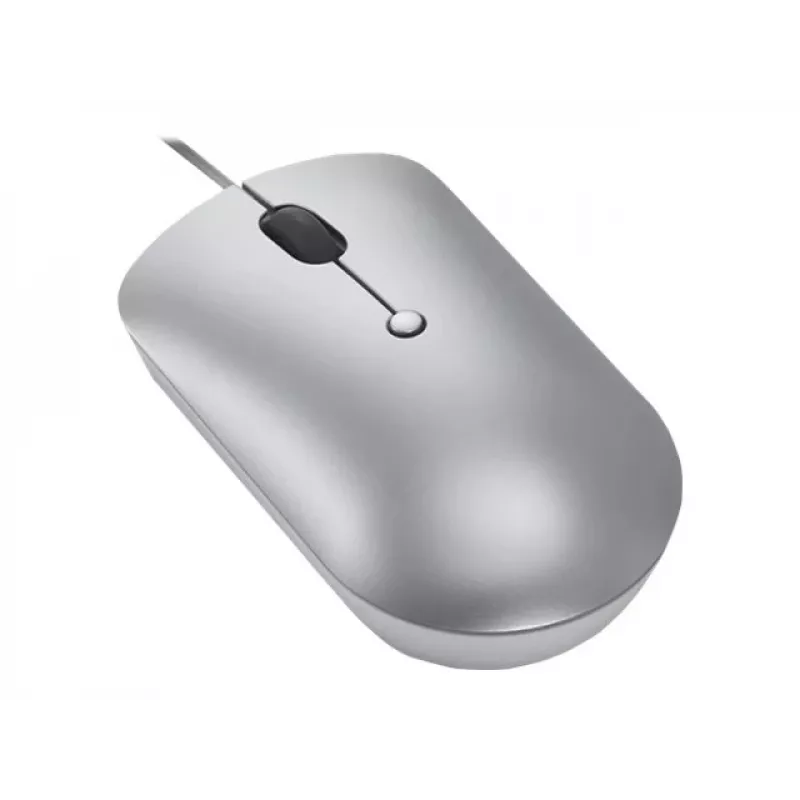Laidinė optinė ambidekstrinė pelė Lenovo 540 USB Type-C, pilka, 4 mygtukai, 1,8 m laidas