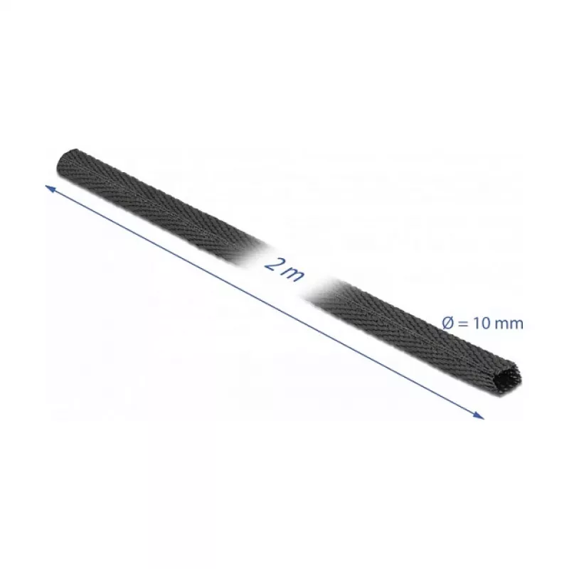 Termosusitraukianti žarna DeLOCK 20792 2 m x 10 mm juoda
